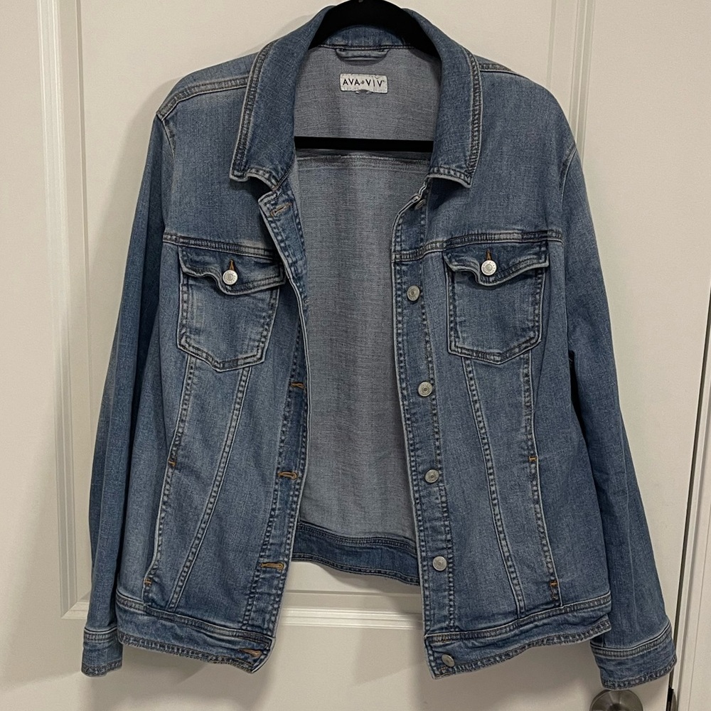 Medium  Washed Denim Jacket